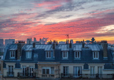 sunrise over Paris